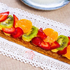 Hojaldre casero con frutas frescas de temporada del pack 8 kg