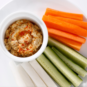 Bastones de pepino español para dipear