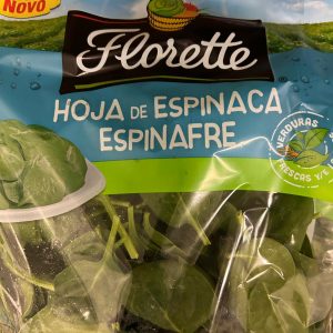 bolsa de hoja de espinaca fresca Florette 250 gr