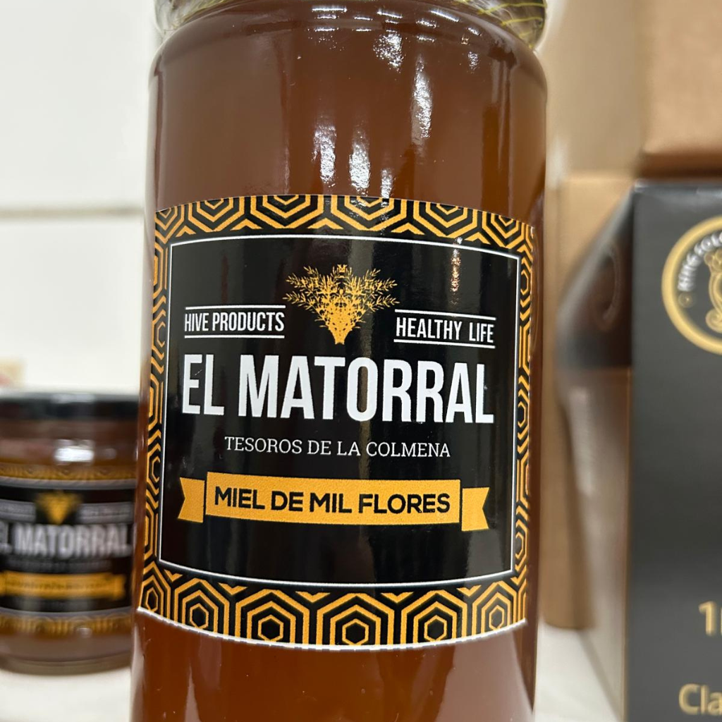 Miel de mil flores natural El Matorral en tarro de 1 kg